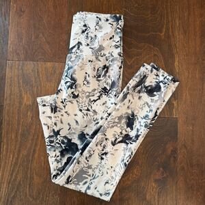 Balance Collection Abstract Floral‎ Print High Waist Athletic Leggings Size S